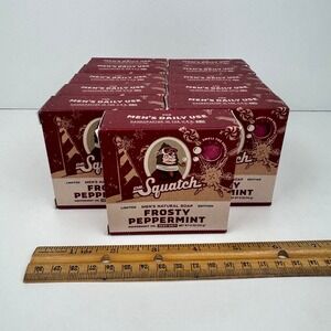 11 New in Box Dr Squatch Frosty‎ Peppermint Mens 5oz Soap Bars Limited Edition